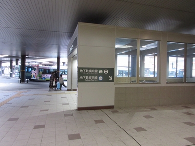 仙台駅JRから地下鉄乗換4