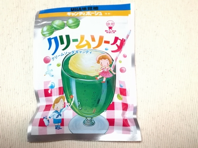UHA味覚糖のキャンディポーシュクリームソーダキャンディ